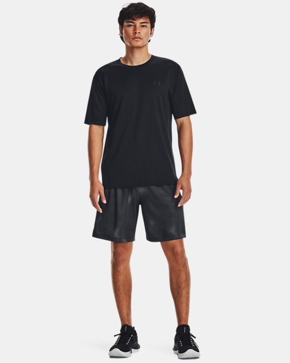 Men's UA Tech™ Vent Printed Shorts in Black image number 2